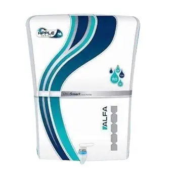 Aqua Grand Alfa Water Purifier RO+UV+UF+TDS Filter (12 Liter, White-Blue)