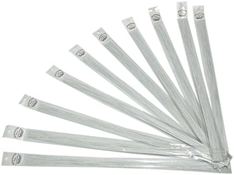 Hamilworth - Florist Sugarcraft Wires - WHITE - Perfect for floristry and sugar flowers - Multiple guages available (22 Guage)