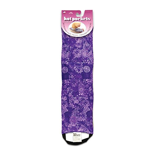 Hot Pockets - 3Pockets - Microwave Heat Pack & Freezer Cold Pack- Hot And Cold Therapy (Purple Flowers)