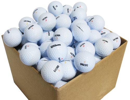 Second Chance Wilson Ultra 100 Balles de golf de récupération Qualité supérieure Grade A