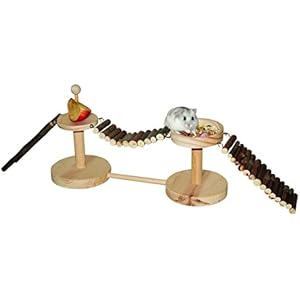 Kerbl 82883 Spiel- und Fressplatz Nature für Hamster 60 x 12 x 20 cm