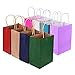 Produktbild TankerStreet 24 Stück Geschenktüten mit Griff Kraftpapier Tüten Geschenktaschen 8 Farbe Sortiert Mehrzweck Papiertüte Partytasche für Weihnachten Einkaufen Schokolade Süßigkeiten Organizer 15x8x21cm