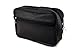 Produktbild Bilson Kulturtasche Herren Leder, schwarz - Hochwertiger Kulturbeutel Herren (Reise-Necessaire) -Waschtasche/Toilettenbeutel aus echtem, genarbtem Rindsleder