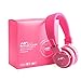 Produktbild Smart Micro SD TF Card Headset Headphone USB Audio MP3 Music Player FM Radio (Pink) can also be use with Aux cable for Apple iPad4 iPhone 5,Ipod All Mp3 Mp4 Players Sony Creative Samsung, All Laptop Pc And All Devices With A Standard 3.5Mm Jack Plug