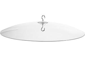 UPKOCH Vogelfutterspender Regenschutz Abdeckung Aus Transparentem Kunststoff Und Eisen 13 Zoll Wetterfeste Schutzkuppel FüR HäNgendes Futterhaus Im Garten Terrasse Hinterhof