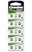 Price comparison product image Camelion Plus Button Cell Battery Pack of 10 x LR44 Alkaline