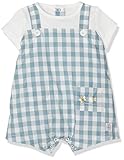  Petit Bateau Baby - Jungen Backup Strampler, Mehrfarbig (Fontaine/Marshmallow 01), 74 (Herstellergröße: 12M)