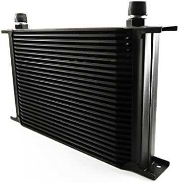 25 Row AN10 -10 Oil Cooler - Engine, Transmission, Power Steering – Black