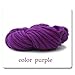 Produktbild Fantasyworld Anti-Pilling Wollmischung Pullover Coarse Garngefärbte Hand Knit Umweltfreundlich Ice Bar Linie der Hand Stricken Schal-Hut Yarn