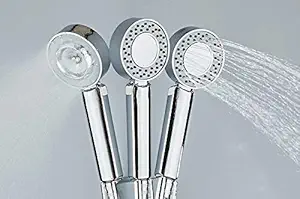 Double Sided Mist Spray & Rain Spray Hand Shower with Flexible Chain Tube & Wall Hook