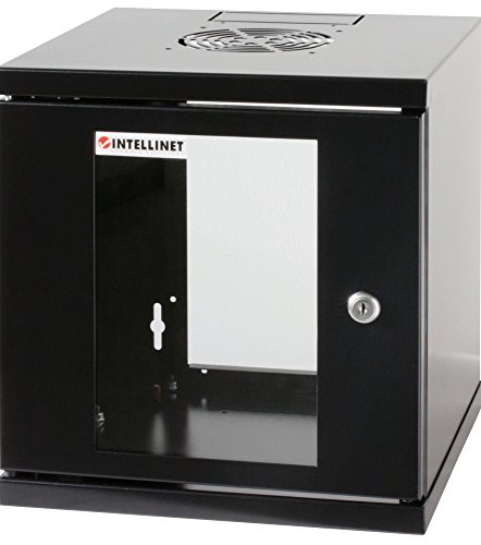 Intellinet Wandschrank 25,4cm, 10 Zoll, 6HE, 30cm tief, schwarz RAL 9005 - 2