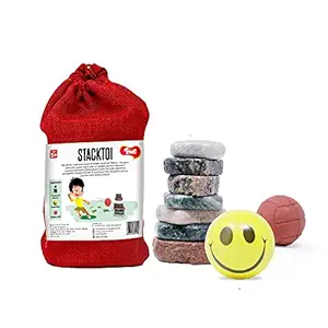 Toiing Stacktoi - Lagori Pitthu Satodiyu | Traditional Outdoor Indian Game on Cooperation| Family Ball Game with 7 Stones | for Kids Age 5 Years & Above