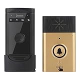 Lange drahtlose Entfernung bis zu 600 Fu？ - Starke und stabile Signalübertragung in gro？en H？usern, Reichweite bis zu 600 Fu？ (ohne Hindernisse, Blockierungen).？Es ist sehr praktisch, die Türklingel des Besuchers aus einer beliebigen Entfernung in Ihrem Zimmer zu beantworten. Einfache Installation - Die Türklingel für den Au？enbereich kann mit Hilfe von selbstklebenden Aufklebern an der Wand befestigt werden; das Innenger？t kann auf dem Tisch stehen oder Klebeband an der Wand.