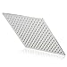 Produktbild BAYTTER® Duschkopf Regendusche Brause Luxus Kopfbrause 12 Zoll / 196 Düsen / Superflach Brausekopf Regenbrause Regenduschkopf, Ultra flach Desi Anti-Kalk-Düsen Rund & Eckig 304 Edelstahl poliert Spiegeleffekt hochglänzend (Eckig 30cm)