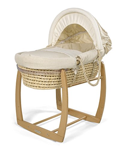 Mamas & Papas Rocking Moses Basket/Carrycot Stand (Natural)
