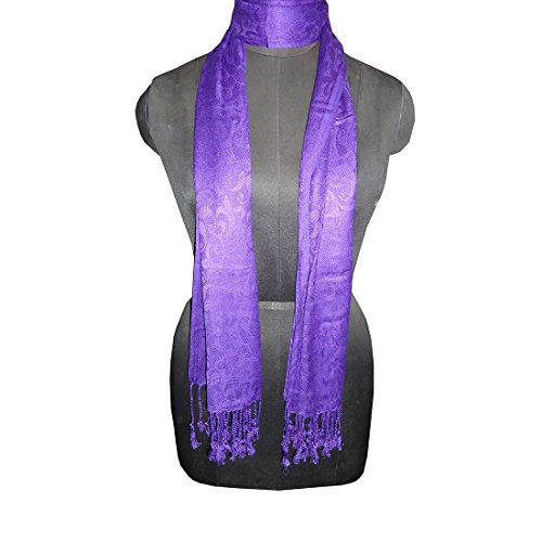 Dream Fashion Rayon Viscose Jacquard Self Design Scarves,Stole For Women