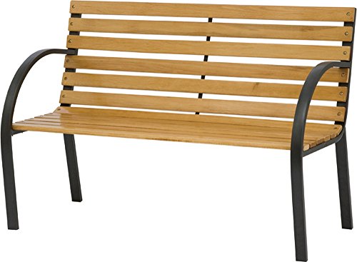 Preisvergleich Produktbild Parkbank ''Basel / Menorca'' 2-Sitzer anthrazit