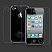 M.G.R Apple Iphone 4/4S (Front / Back) Crystal Clear Tempered Glass , 9H Hardness, , RS.169.00