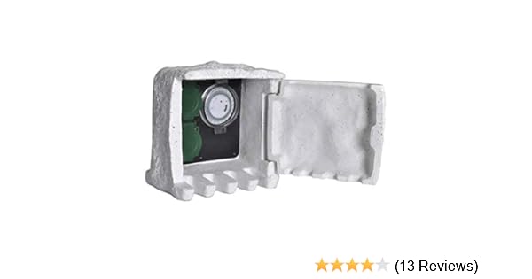Vidaxl Steckdose Im Stein Gartensteckdose Mit Timer Amazon De Kuche Haushalt