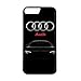 Produktbild Audi Handy ZubehöR,iPhone 7 Audi HandyhüLle,Luxus Audi Logo HandyhüLle FüR iPhone 7,TPU Ultradünn Silikonhülle Handyhülle,Famous Car Logo SchutzhüLle/HüLle,audi Schutz Handytasche