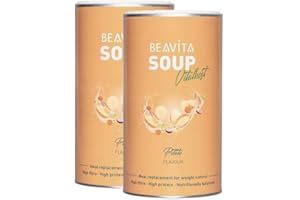 ‎BEAVITA BEAVITA Diät Suppe Kartoffel (2x 540g Dose) für 9 Suppen zum Abnehmen*, nährstoffreicher Mahlzeitenersatz Shake, Kalorien sparen & Gewicht reduzieren mit einer leckeren Instant Suppe