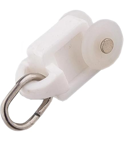 80 Ganci Per Tende In Metallo Argentato - Ganci Resistenti Per Binari, Ideali Per Tende Pesanti E Lunghe - Foto 9