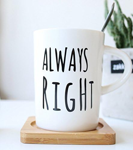Simple ceramic mug graffiti letters coffee cup breakfast cup 420ml,D