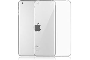 LOBWERK TPU Hülle iPad 2017/2018 9.7 Zoll Cover Gummihülle Flexibles Silikoncase (Klar) + GRATIS Stylus Touch Pen