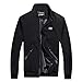 Produktbild Sannysis Herren Slim Fit Pullover Langarm Mantel Freizeitjacke Large Size Baseball Jacke Übergangsjacke Parka Pilotenjacke Männer Feldjacke