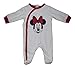 Baby Girls Sleepsuits Baby Grow Pyjamas Disney Minnie Mouse T/b Upto 24 Months With Feet (3 months)