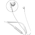 Portronics Harmonics Z5 Wireless Bluetooth Stereo Headset with 33Hrs Playtime, Double EQ Mode, 14.2 mm Dynamic Drivers, Click Action Buttons(White)