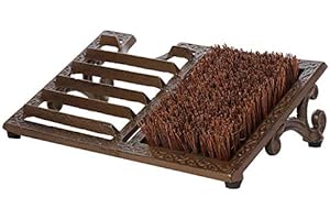 Dibor Heavy Duty Cast Iron Doorstep Shoe Brush and Scraper