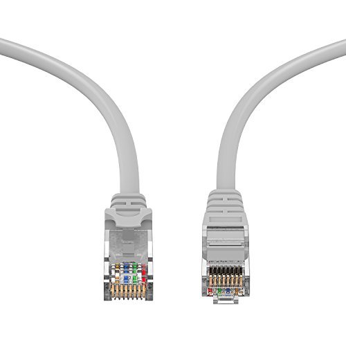 Rankie 1,8m CAT.6 Ethernet Kabel Gigabit Lan Netzwerkkabel (RJ45) Cat.6 Patchkabel 1000Mbit/s (Grau)