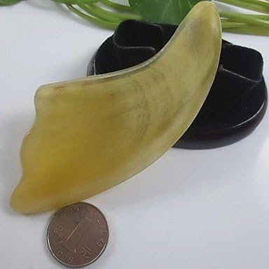Traditional Acupuncture Massage Tool Guasha Board 100% Sheep Horn Scrapping Gua Sha Therapy Small Size 7-9cm