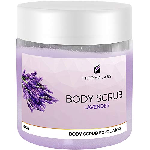 Exfoliante Corporal Unisex a la lavanda base de sales y aceites. Contiene sales del mar muerto