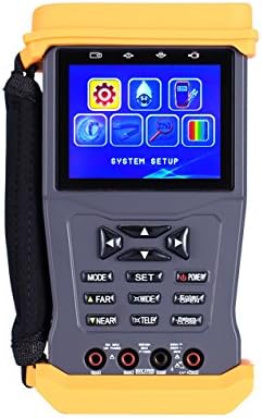 Security Camera Tester. CCTV Tester for AHD/TVI/CVBS Cameras Audio&amp;Video Test PTZ Control 12V/1A Output Built-in Digital Multimeter (3 in 1 + Multimeter)