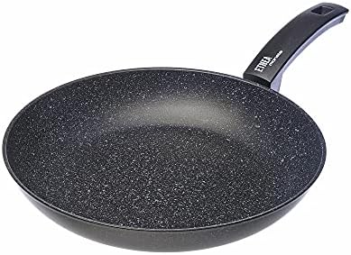 Moneta 0108650132 Etnea Padella, Alluminio forgiato, Antiaderente, Nero, 32 cm