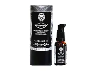 Leo Barba Midsummer Night Professional Beard & Hair Oil Black 30 ml