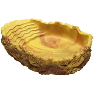 Trinkschale L, ocker, 550 ml, 24x5x17