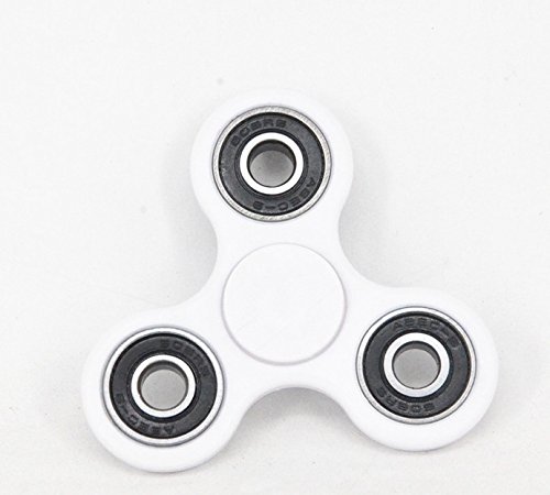 Roya Tri Fidget Hand Spinner - fidget work Ultra Fast Bearings - Finger Toy, Great Gift (WHITE) Roya Tri Fidget Hand Spinner - fidget work Ultra Fast Bearings - Finger Toy, Great Gift (WHITE)