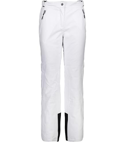 CMP Pantaloni Sci Donna Woman Salopette Bianco Pantaloni da Sci Donna