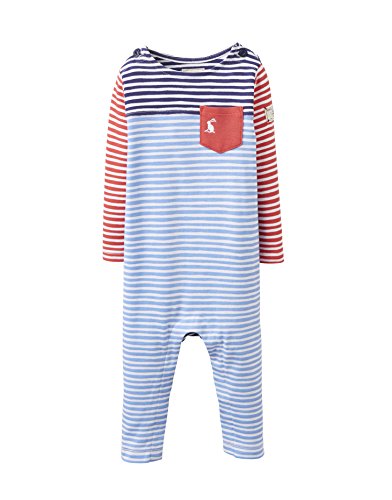 Joules Baby Hotch Potch Babygrow - Blueprint Stripe - 0-3 months / 62 cms