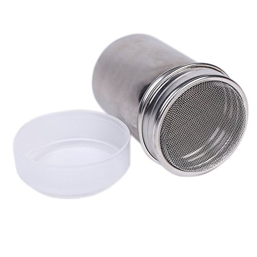 Wady 8 Dekoschablonen Kaffee Schablone Cappuccino Verzierer 1 Stück Schokolade Shaker Kakaostreuer - 4