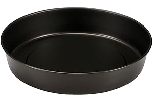 FORMEGOLOSE™, Tortiera liscia Ø 20 cm, Acciaio con rivestimento antiaderente, Nero