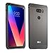 Produktbild Honghushop Gebürstet Handyhülle Schutzhülle für LG V30 Schwarz Etui Metall Rahmen Kunststoff Zurück Slim Case Starr Stark Eckschutz Anti-Fingerabdruck Schutzhülle Schrubben PC Plastik Harte Hülle Case Tasche Schale Hardcase für LG V30