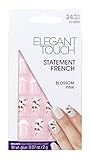 Elegant Touch Statement French Nails, Blossom Pink/Medium/Oval