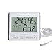Produktbild COSANSYS DC103 Weiß Thermometer Digital LCD Display Thermometer Digital Innen Batteriebetrieben Temp Feuchtigkeit Thermometer Hygrometer Innen und Außen