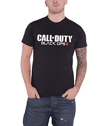 Preisvergleich Produktbild Call of Duty BO2 T-Shirt -M- schwarz, Basic Logo