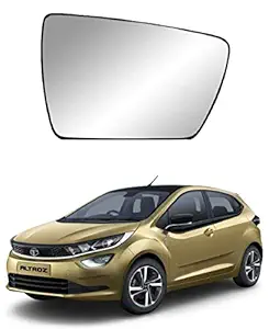 CARIZO Rear View Mirror Glass (Right/Driver Side) for Tata Altroz (2020-21)