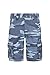 Produktbild Mountain Warehouse Kinder Cargoshorts mit Tarnmuster - Camo Sommershorts aus 100% Baumwolle, leichte Kurze Hose, mehrere Taschen, Pflegeleichte Tarnhose - Für Wandern Blau 140 (9-10 Jahre)